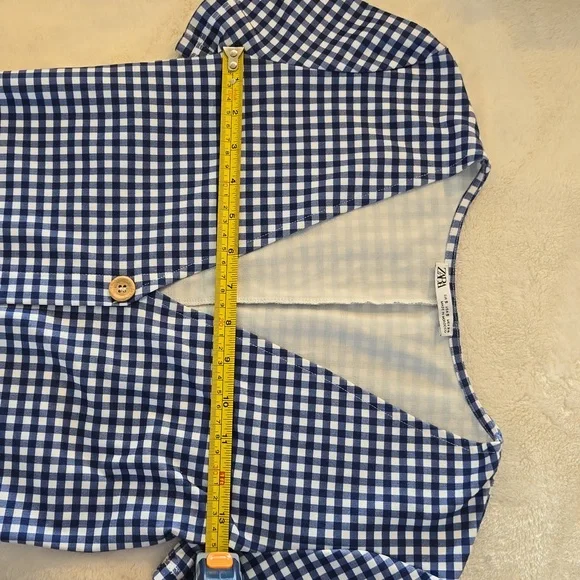 Zara Blue Checkers dress - Picture 8 of 8